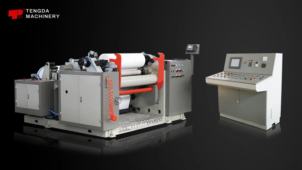 Single Shaft Bobbin Slitter Rewinder Machine